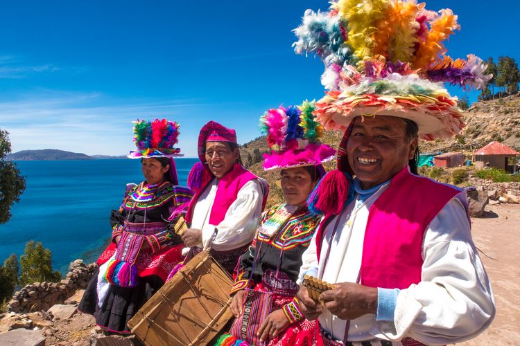 Taquile,Island Titicaca Lake